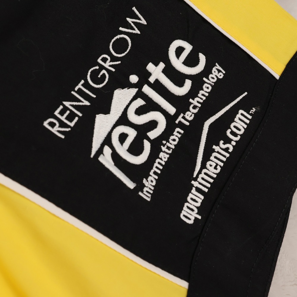 Bondurant Racing‎ AIM Conference Pit Shirt Mens XL Yellow Black Embroidered Logo - Picture 7 of 13